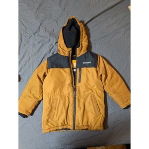 TIMBERLAND BOYS Logo Puffy Jacket Mustard 4T